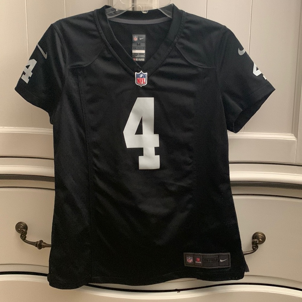women's #4 derek carr raiders jersey